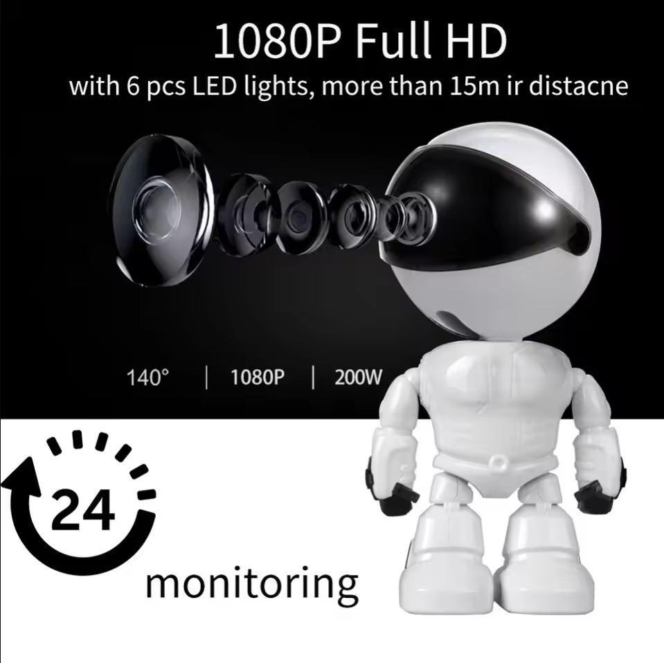 Home Security Robots - Telecamera IP WiFi robot intelligente Baby