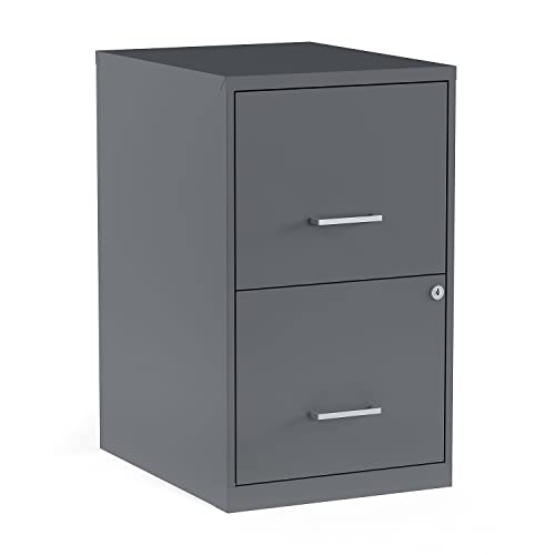 Home Security Letters - Armadietto verticale per documenti, 2 cassetti,