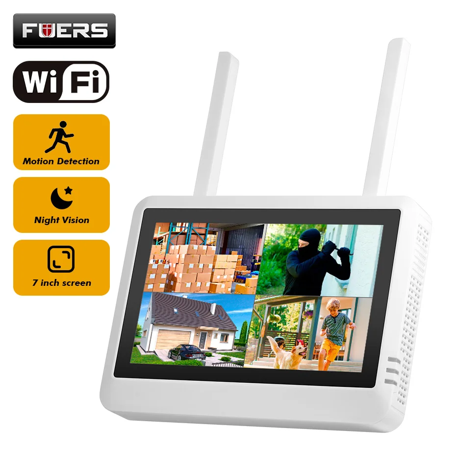 Home Security System - Sistema di sicurezza NVR wireless FUERS