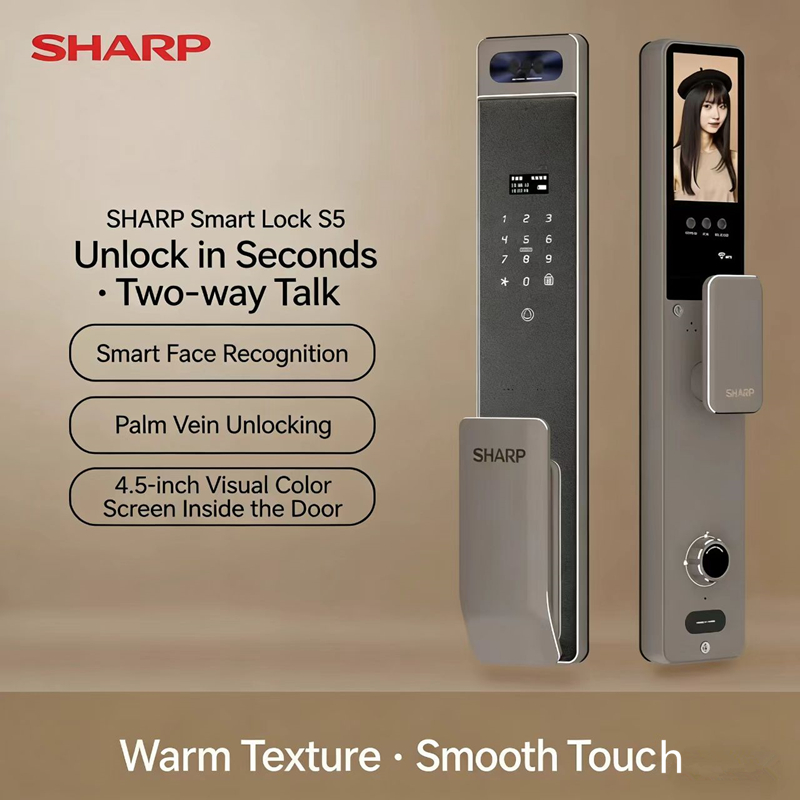 Home Security Indoor Cameras - Serratura Intelligente Automatica Sharp S5-FV con