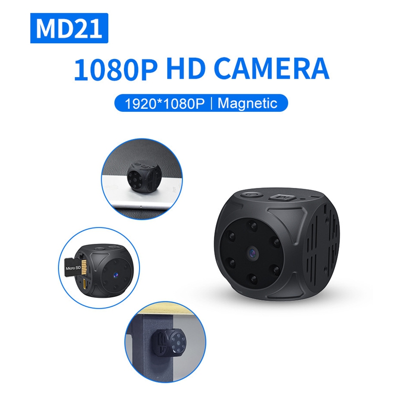 Home Security Indoor Cameras - Mini Telecamera HD 1080p Portatile Piccola