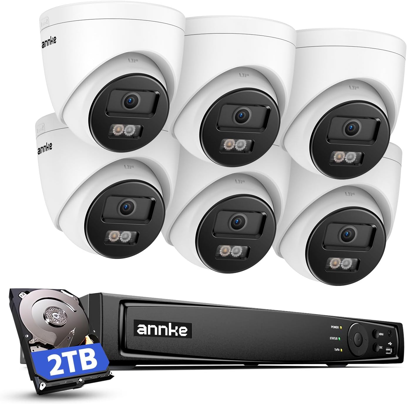 Home Security Lights Outdoors - Sistema di telecamere di sicurezza ANNKE