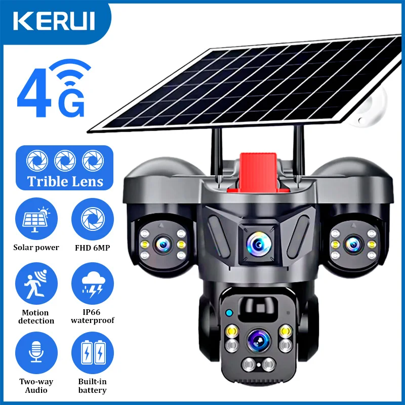 Home Security Indoor Cameras - KERUI V380 Pro PTZ Esterna 6MP