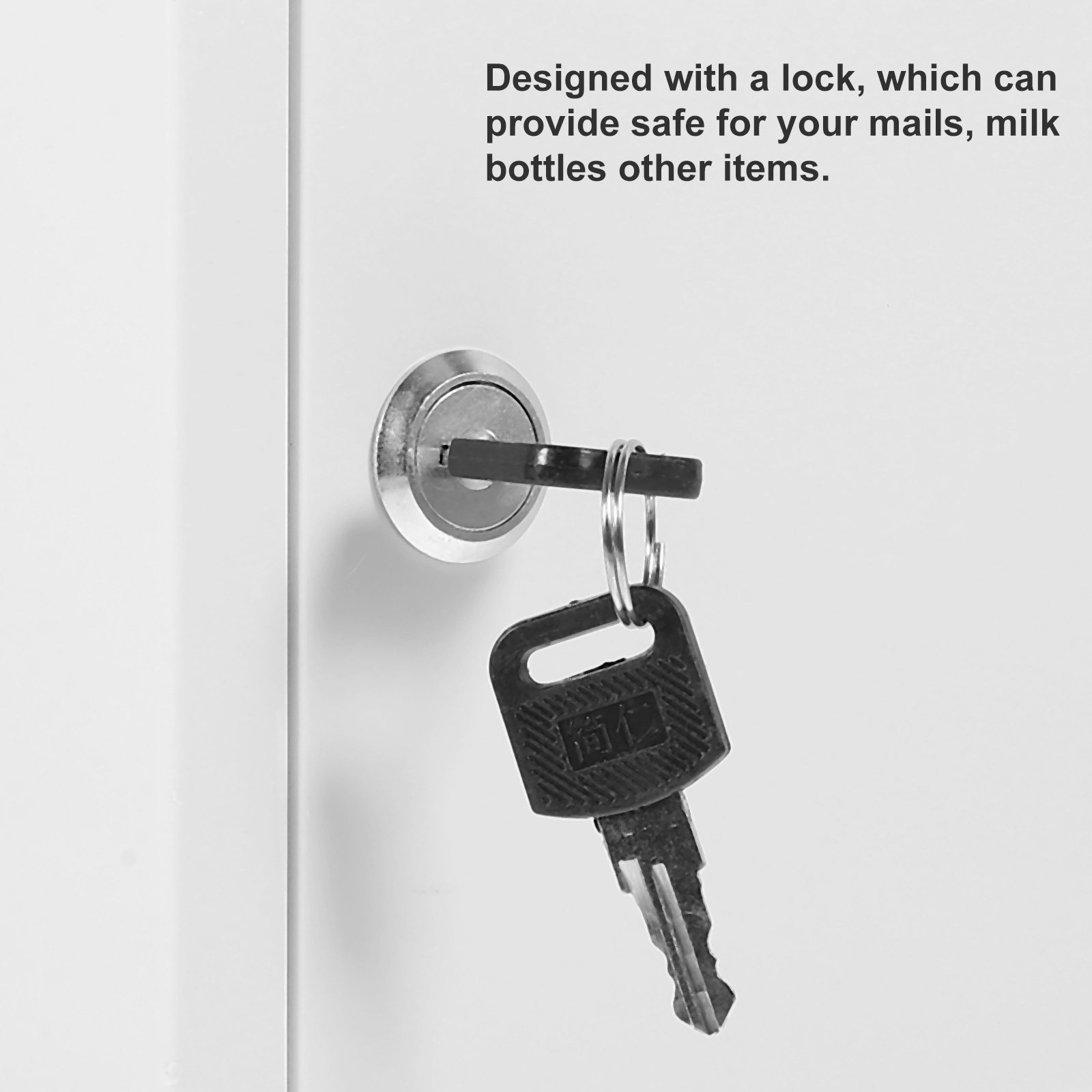 Home Security Letters - Cassetta Postale in Plastica da Parete