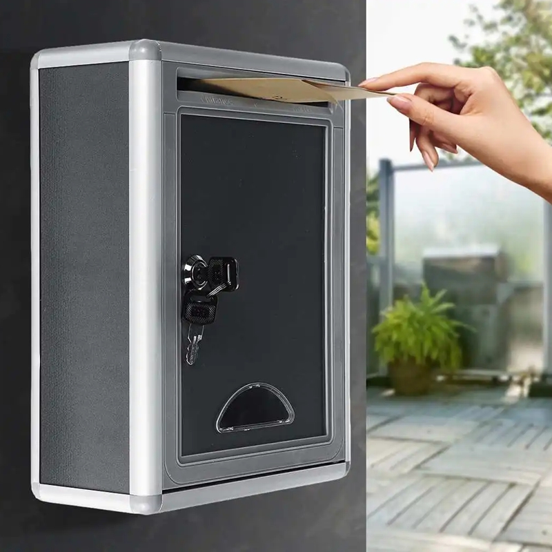 Home Security Letters - Cassetta postale in lega di alluminio