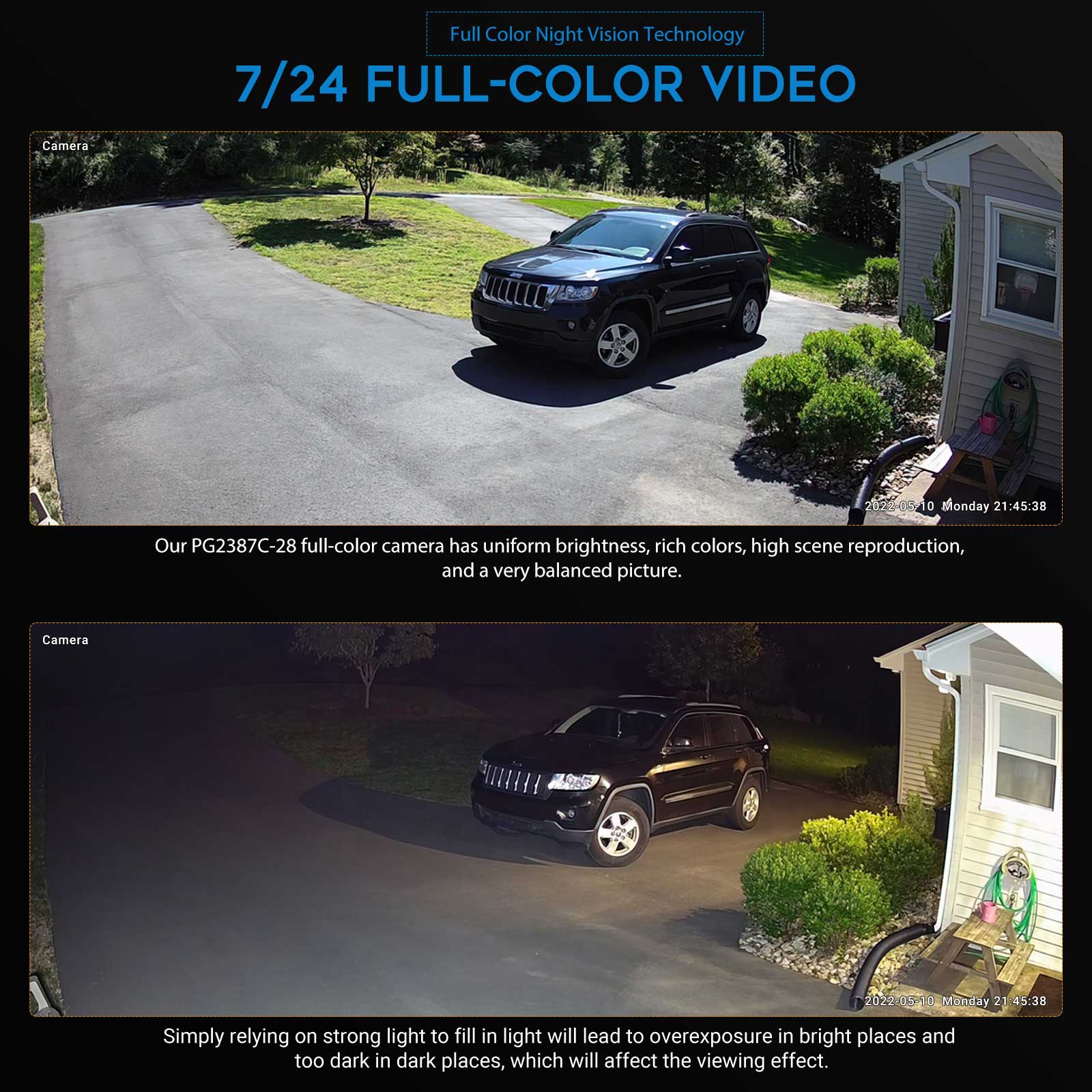 VIKYLIN Telecamera IP 5MP con  - Home Security Lights Outdoors recensione e prezzo