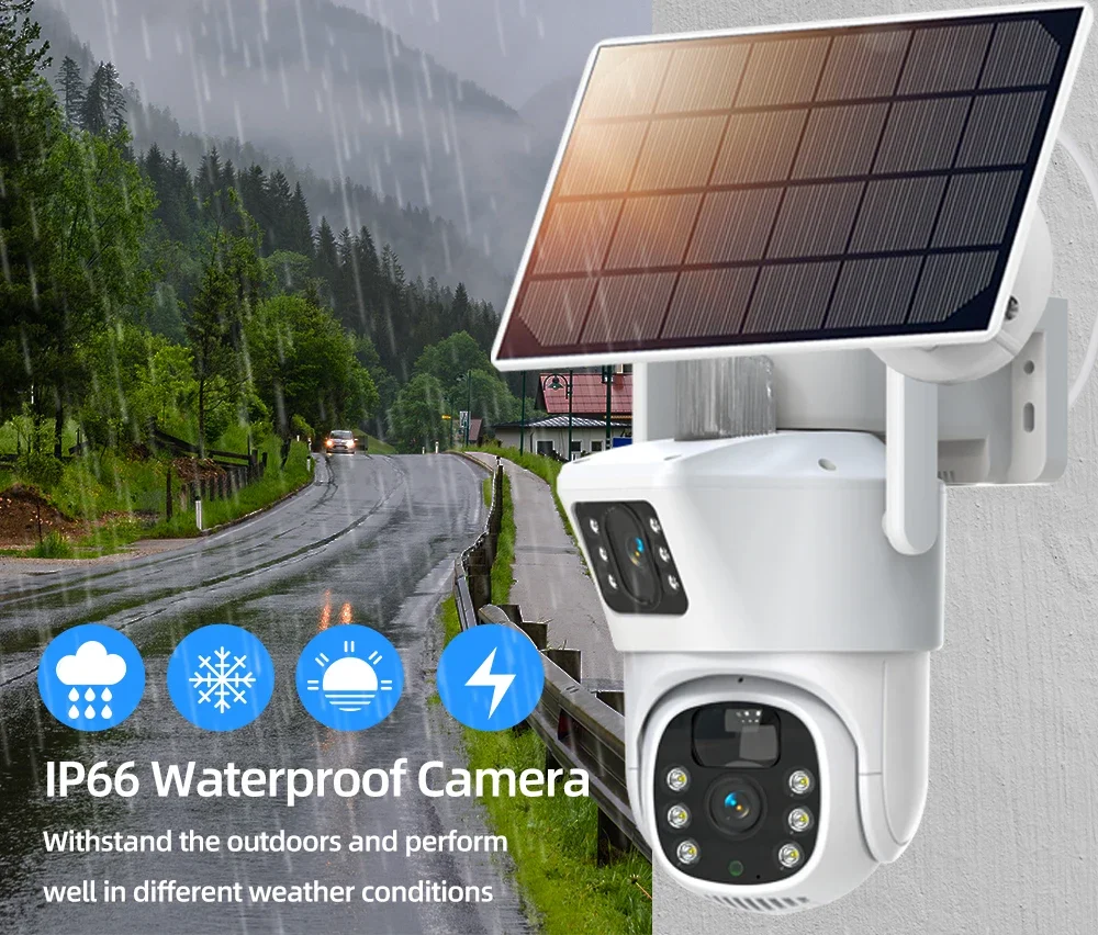 4K 8MP Dual Lens Wifi Solar CC - Nvr Kit 8 Channel recensione e prezzo