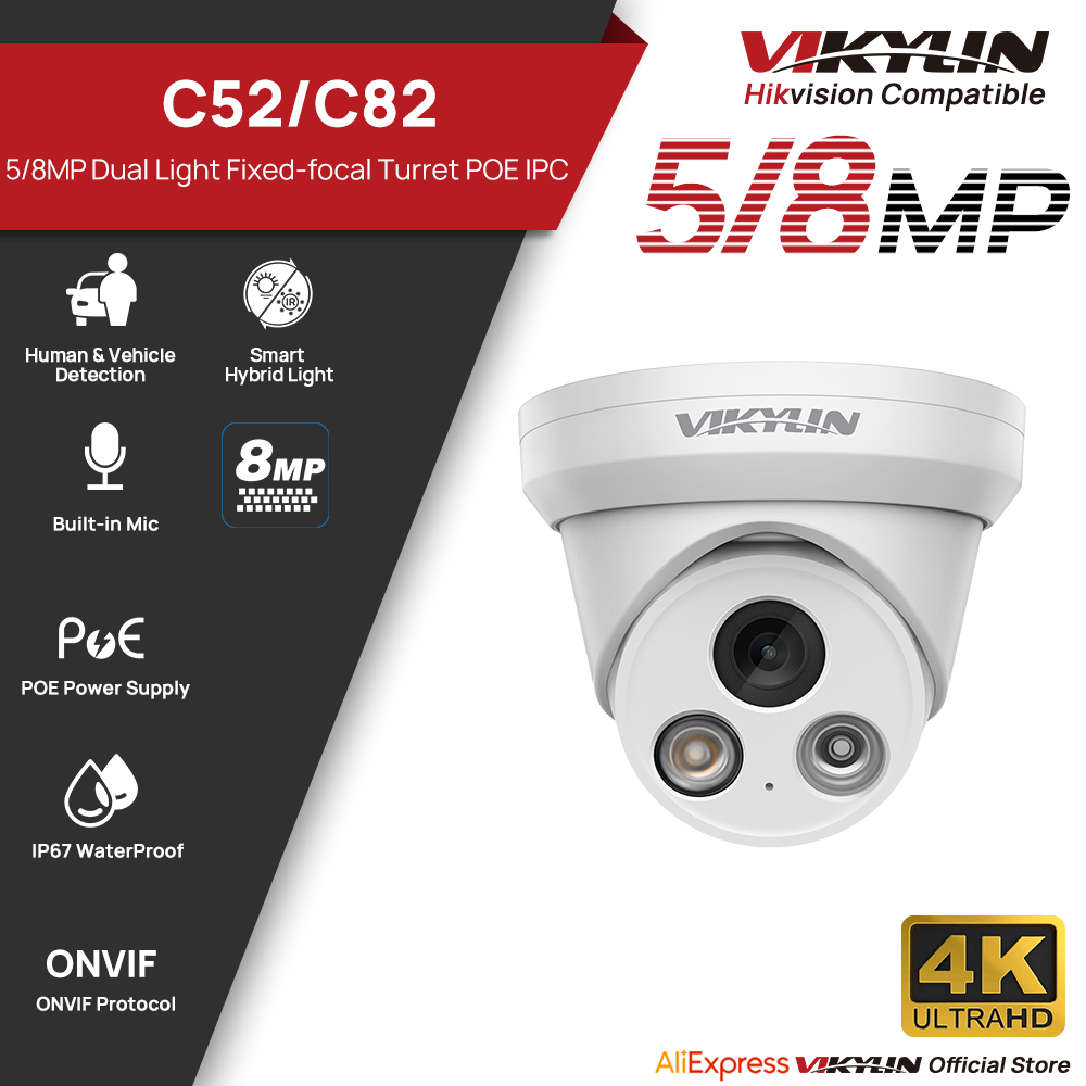 Telecamera IP VIKYLIN 5/8MP 4K - Home Security Lights Outdoors recensione e prezzo