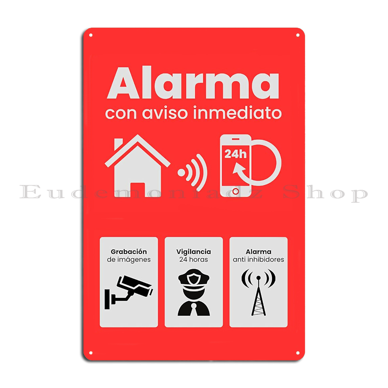Targa in Metallo Vintage con S - Home Security System recensione e prezzo