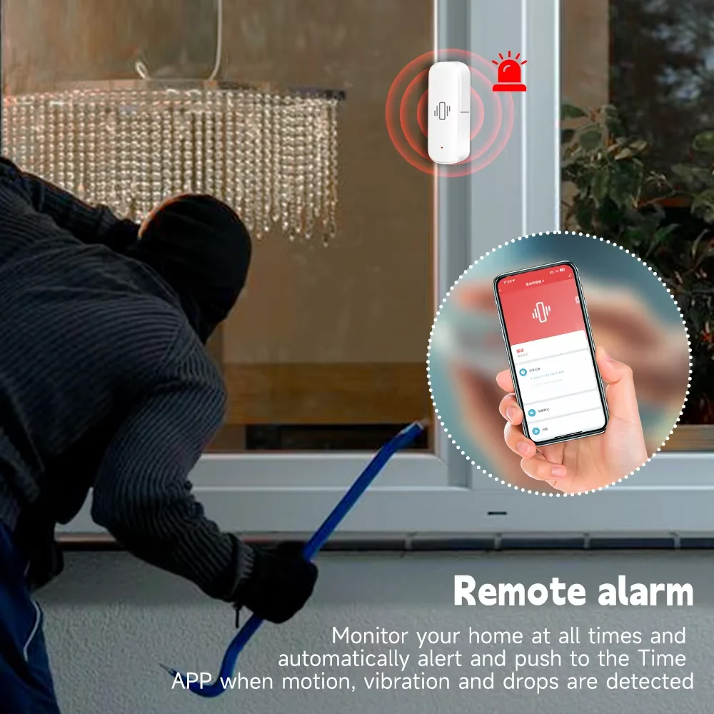 Smart ZigBee Sensore di Vibraz - Home Security Monitoring recensione e prezzo