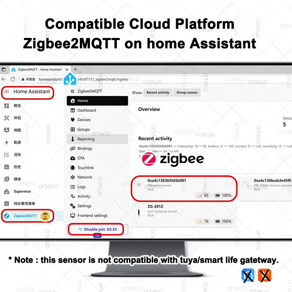 Smart ZigBee 3.0 Sensore di vi - Home Security Monitoring recensione e prezzo