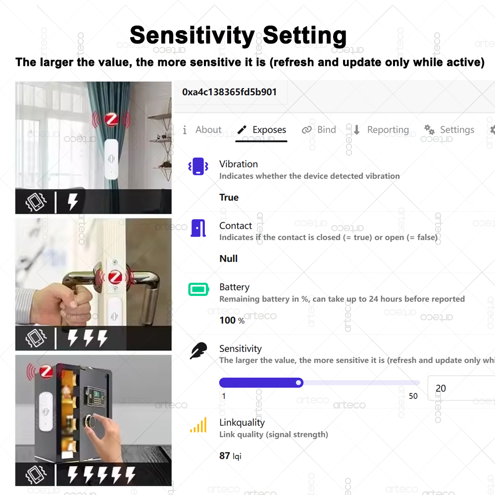 Smart ZigBee 3.0 Sensore di vi - Home Security Monitoring recensione e prezzo