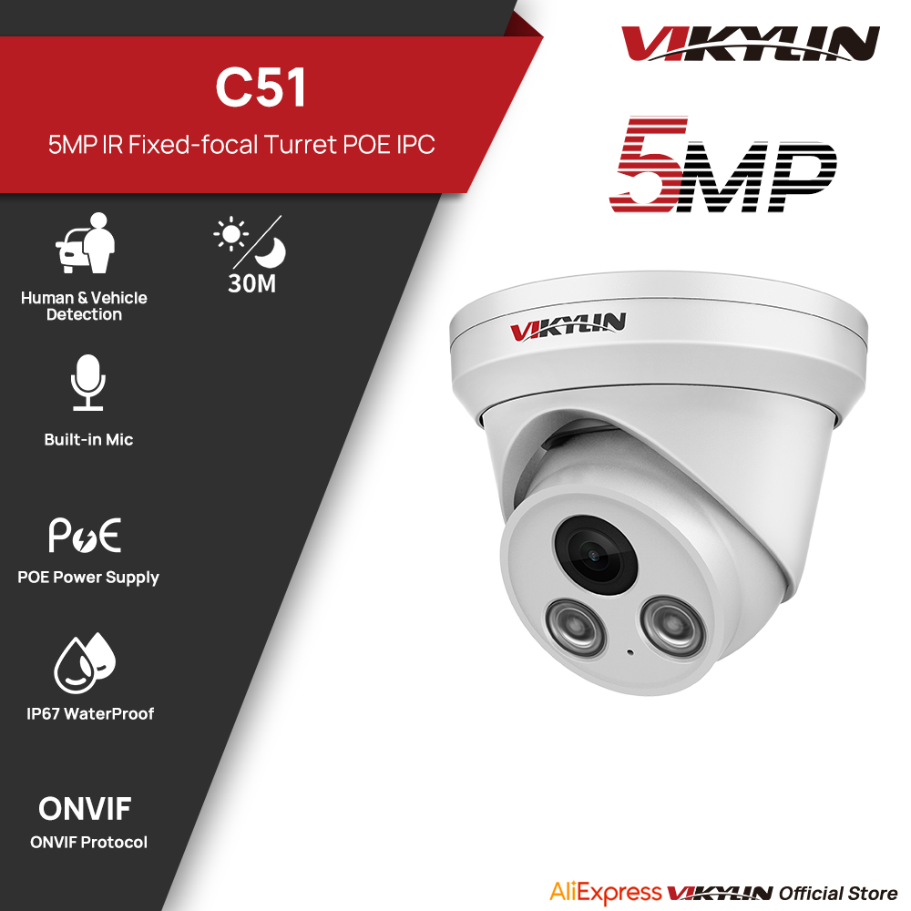 VIKYLIN Telecamera IP 5MP con  - Home Security Lights Outdoors recensione e prezzo