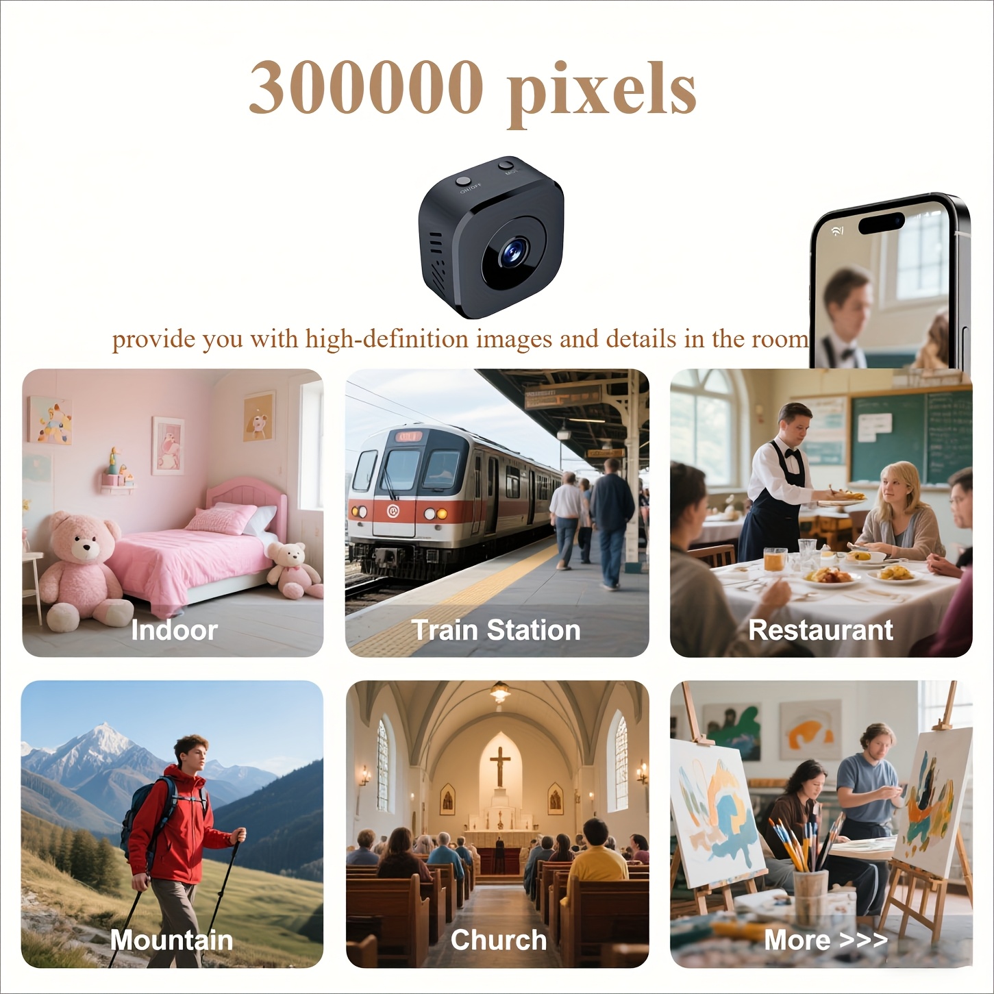 1080P HD Mini WiFi Telecamera  - Home Security Monitoring recensione e prezzo