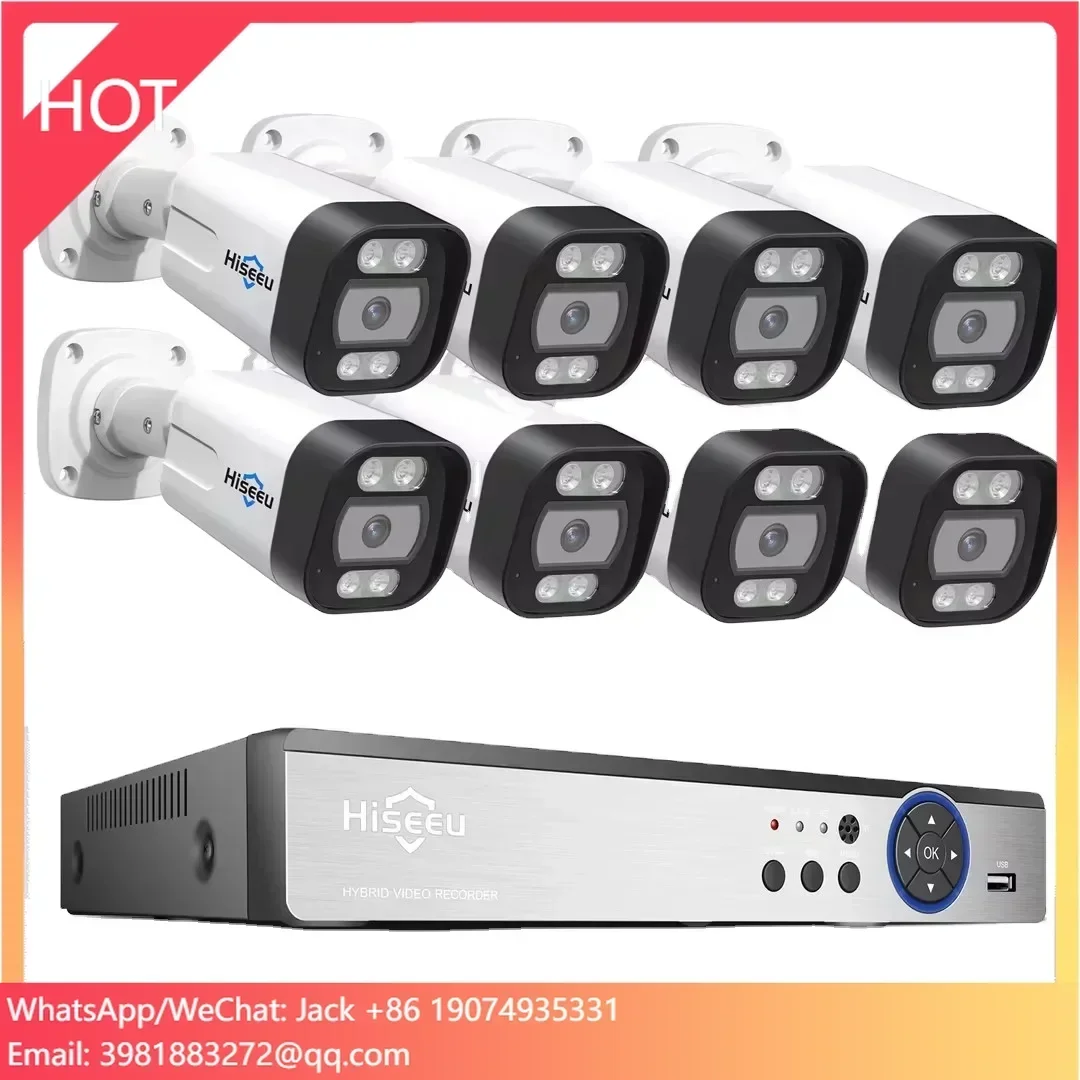 Hiseeu Kit NVR PoE IP 4K a 8 C - Nvr Kit 8 Channel recensione e prezzo