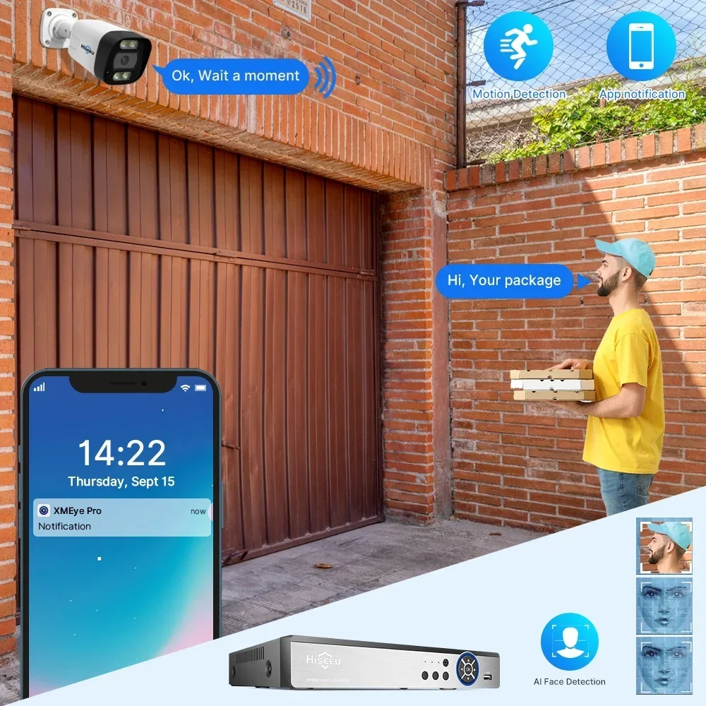 Hiseeu Kit NVR PoE IP 4K a 8 C - Nvr Kit 8 Channel recensione e prezzo
