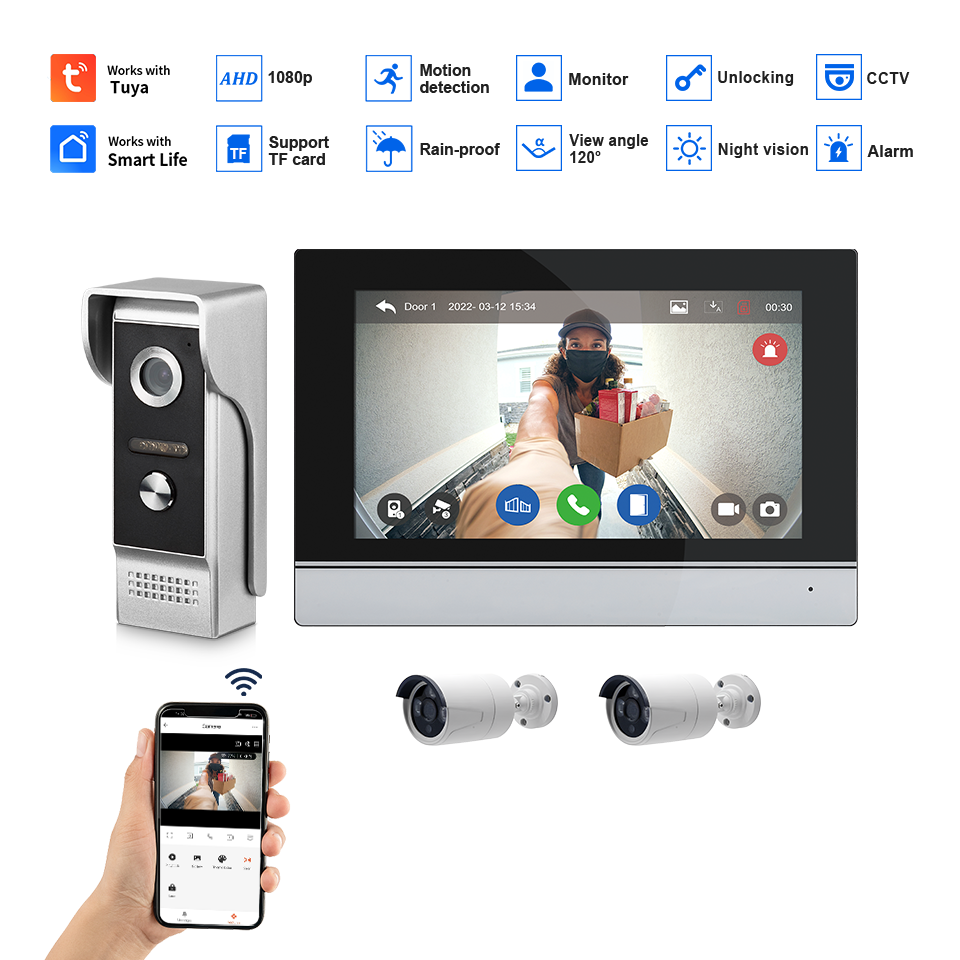 Schermo IPS da 7 pollici 2MP T - Home Security Indoor Cameras recensione e prezzo