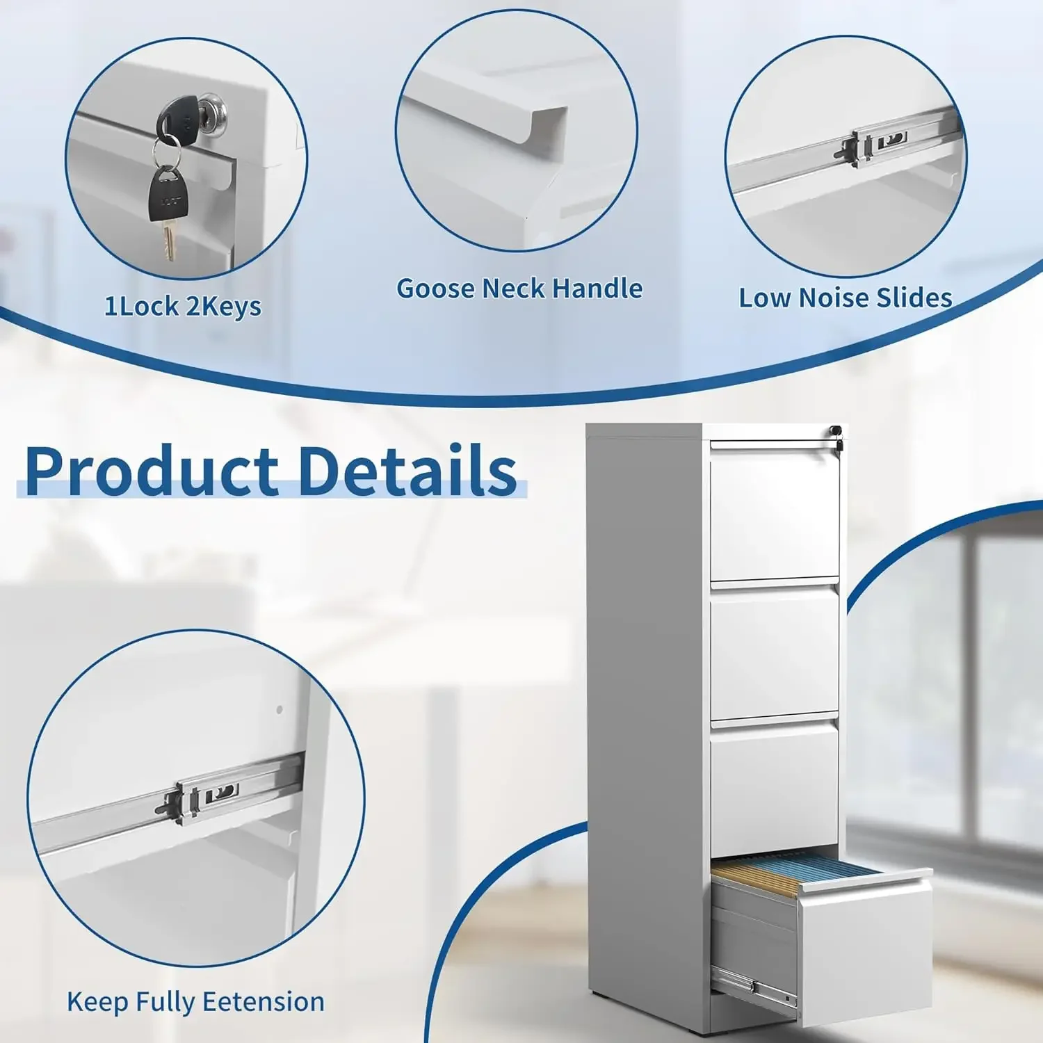 Armadietto Verticale con 4 Cas - Home Security Letters recensione e prezzo