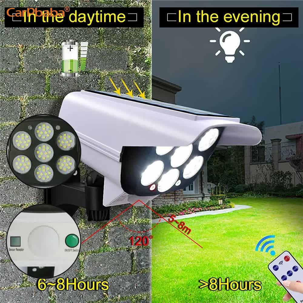Luce solare esterna Sensore di - Home Security Lights Outdoors recensione e prezzo